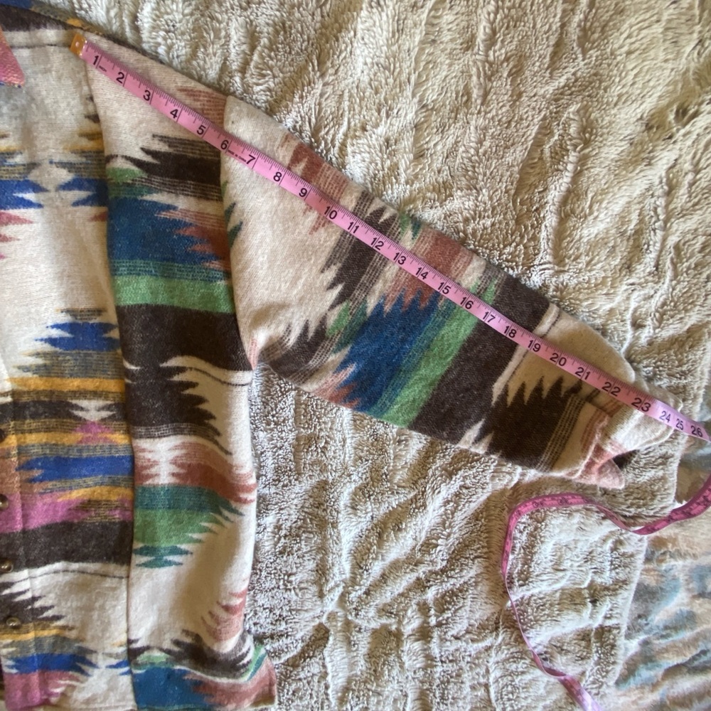 Blue b. collection  Multicolored Aztec Pattern Jacket - Picture 9 of 10